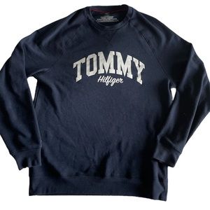 Tommy Hilfiger Crew Neck Lightweight Sleepwear Fleece Lounge Sweatshirt (size S)